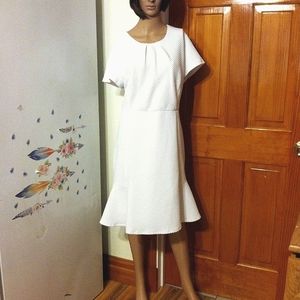 Cato Textured White Dress